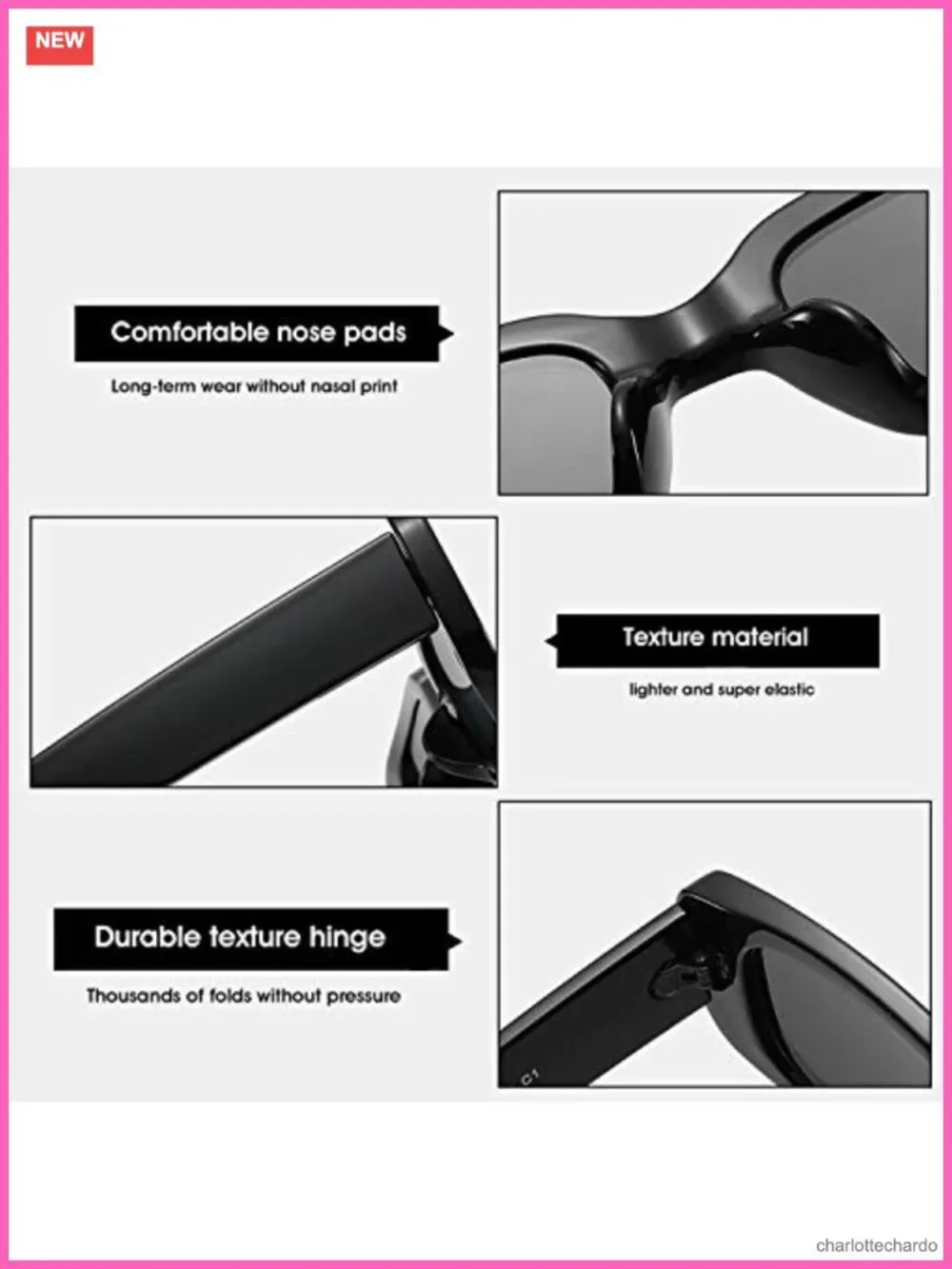 Vintage Rectangle Sunglasses for Women Retro Driving UV400 Protection Plastic